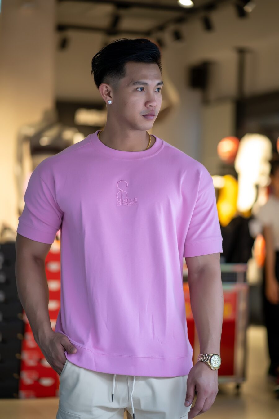 SIMPLE MINDSET WAISTBAND SHIRT