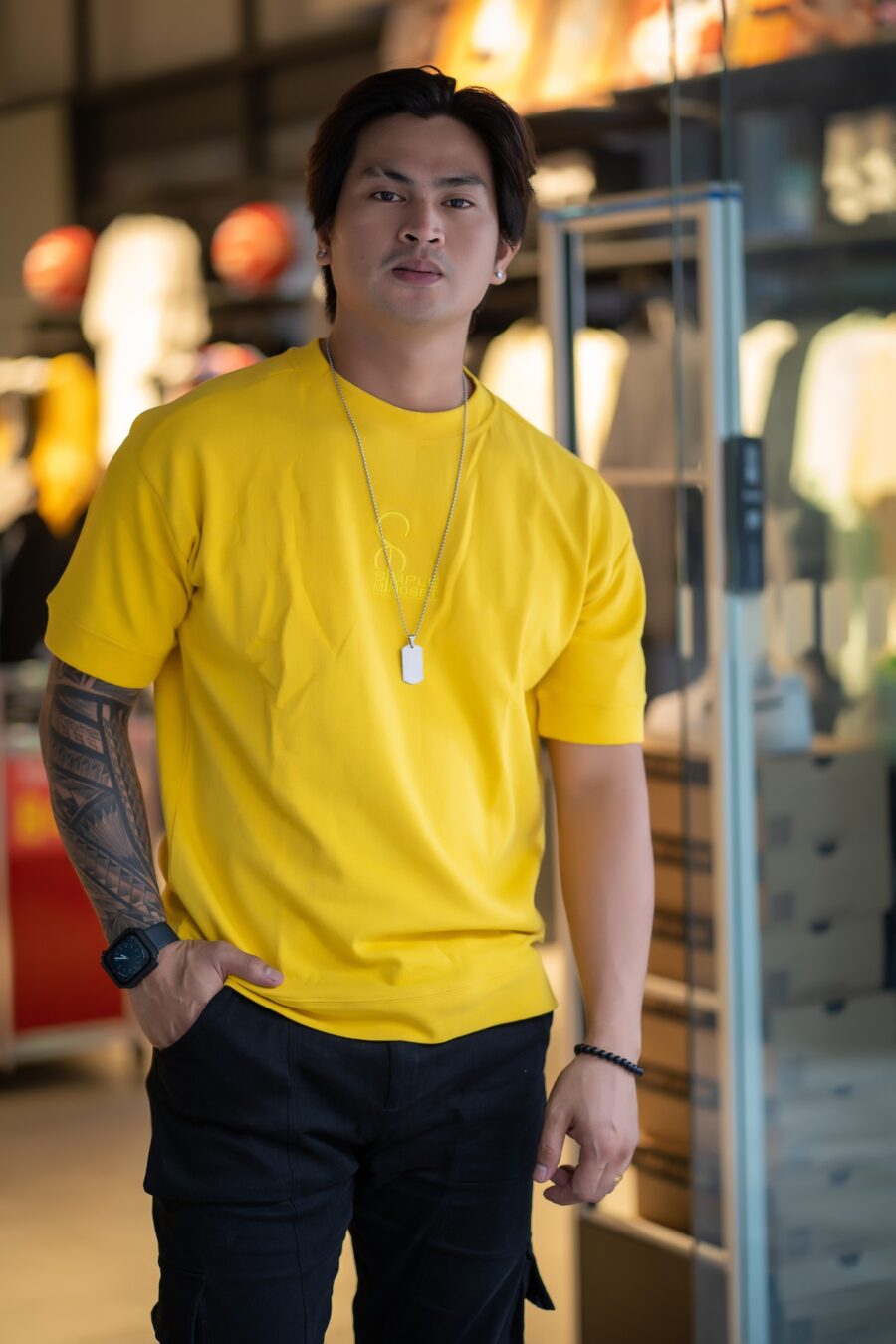SIMPLE MINDSET WAISTBAND SHIRT