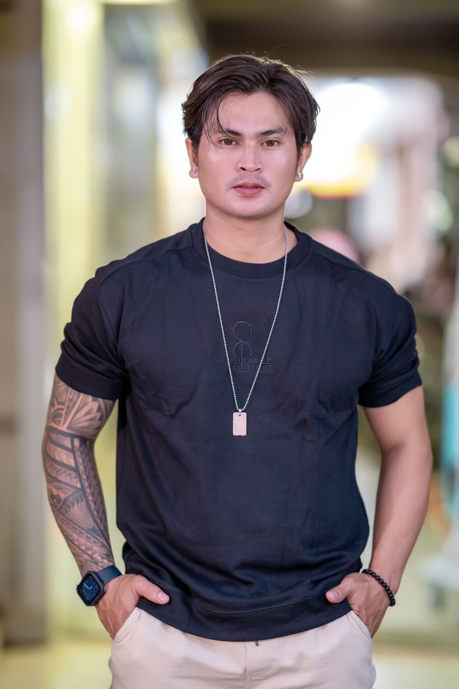 SIMPLE MINDSET WAISTBAND SHIRT