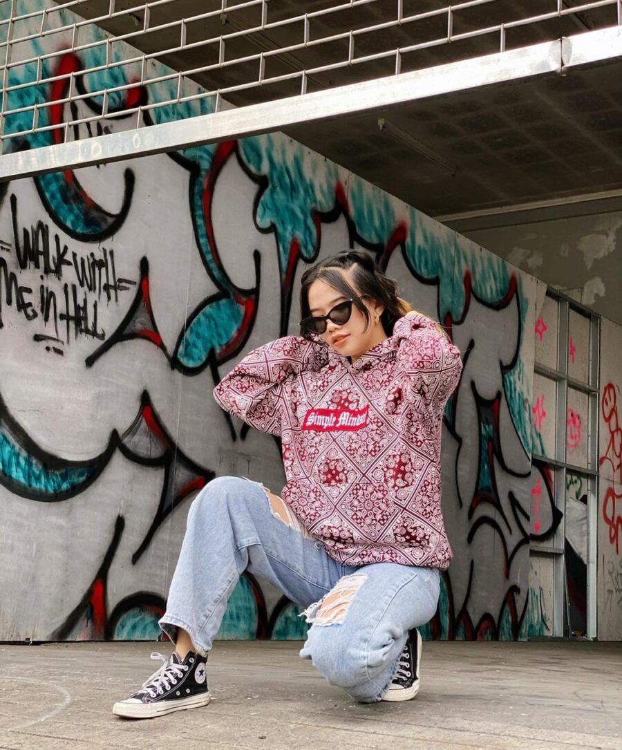 SIMPLE MINDSET BANDANA HOODIES