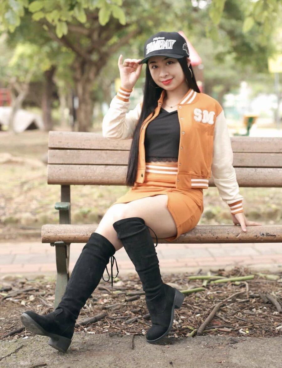 SIMPLE MINDSET CROPTOP VARSITY COORDS WITH SKIRT