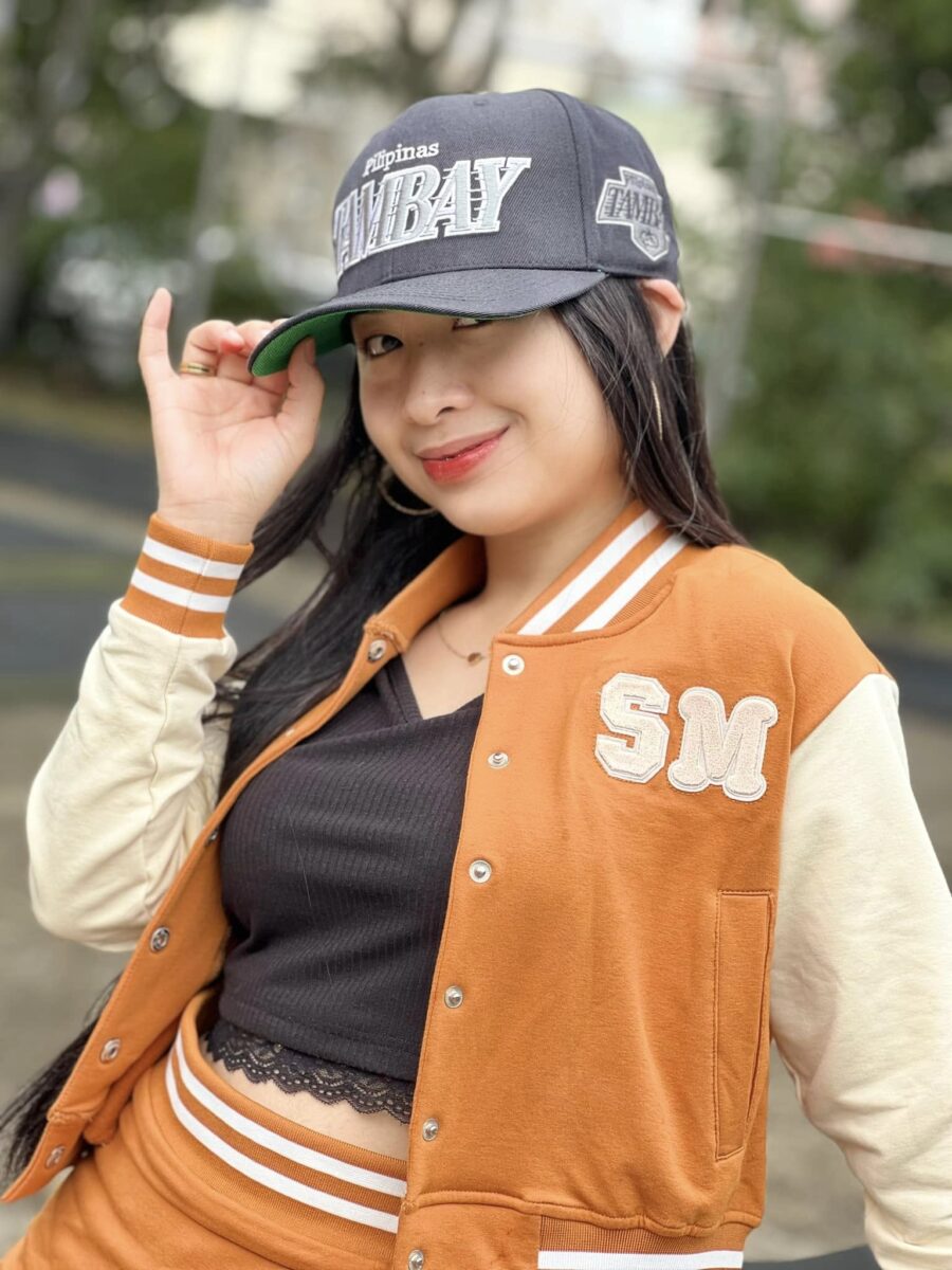 SIMPLE MINDSET CROPTOP VARSITY COORDS WITH SKIRT