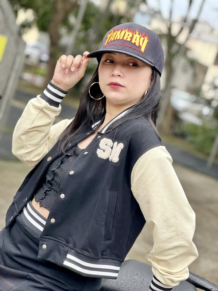 SIMPLE MINDSET CROPTOP VARSITY COORDS WITH SKIRT