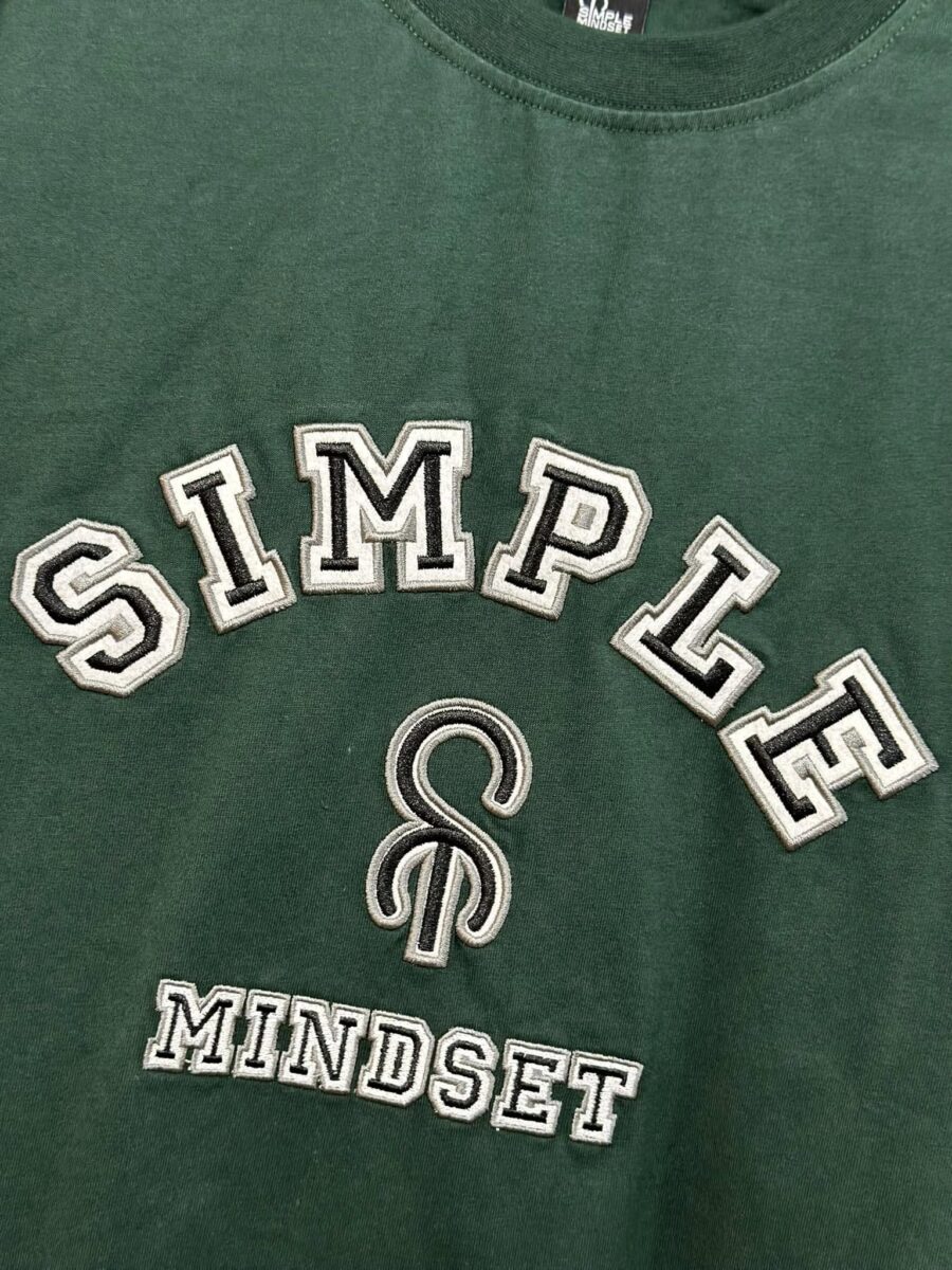 SIMPLE MINDSET EMBROIDERED SHIRT