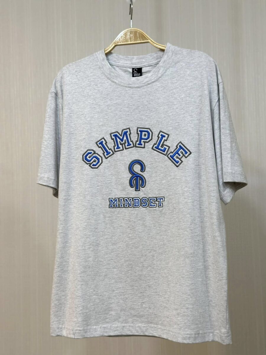 SIMPLE MINDSET EMBROIDERED SHIRT