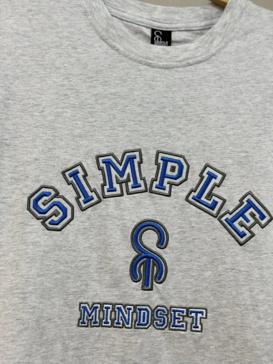SIMPLE MINDSET EMBROIDERED SHIRT