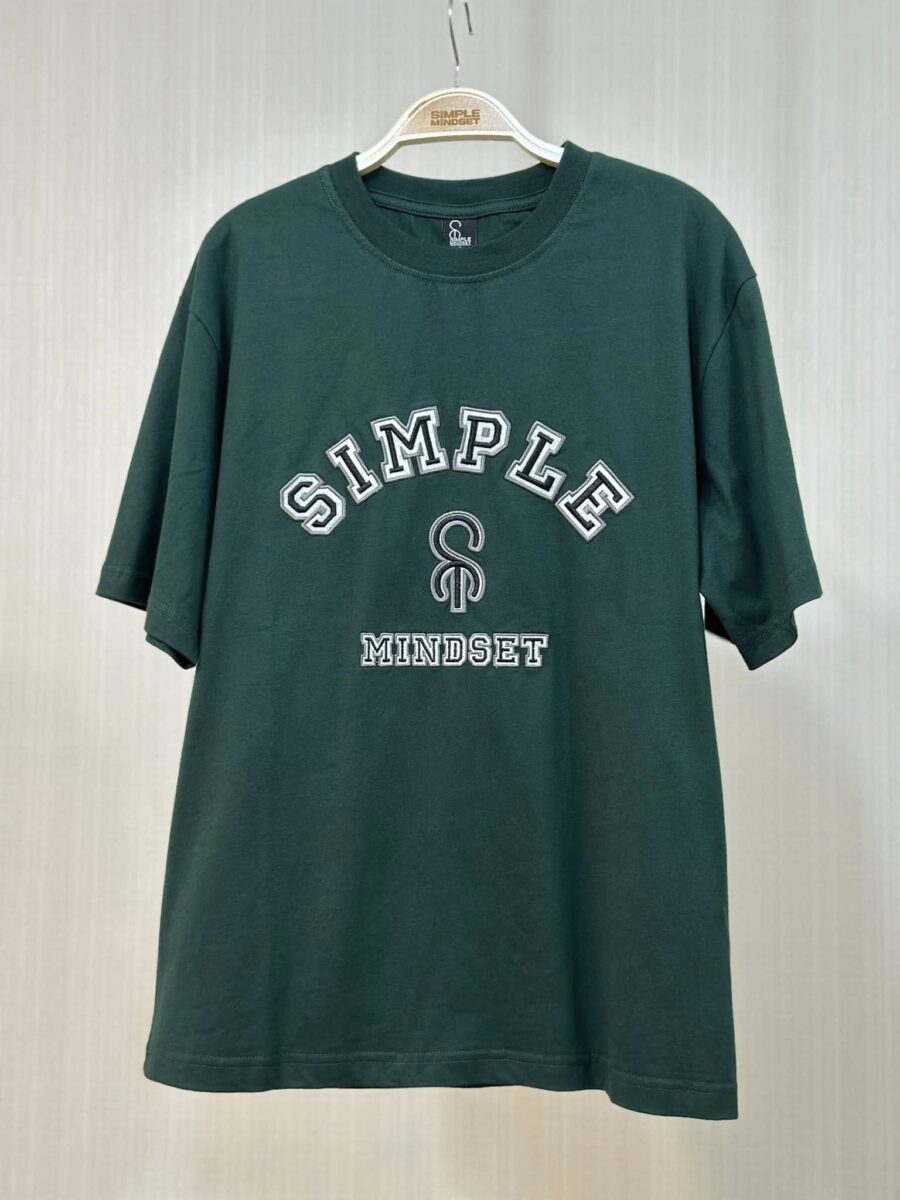 SIMPLE MINDSET EMBROIDERED SHIRT