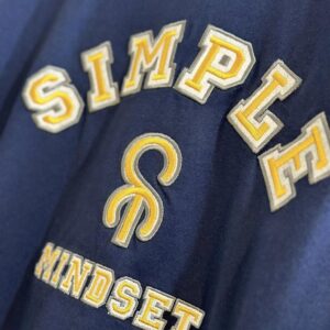 SIMPLE MINDSET EMBROIDERED SHIRT