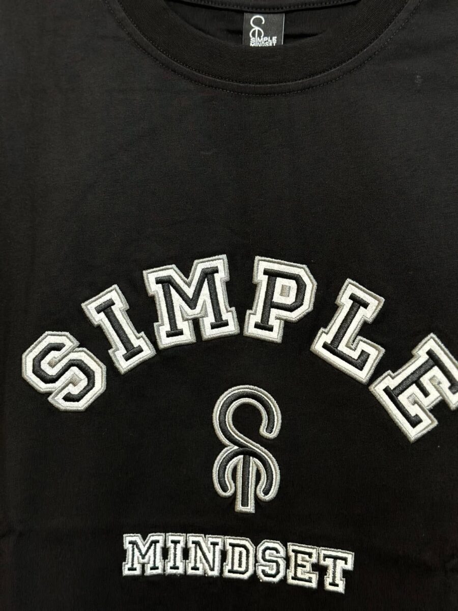 SIMPLE MINDSET EMBROIDERED SHIRT