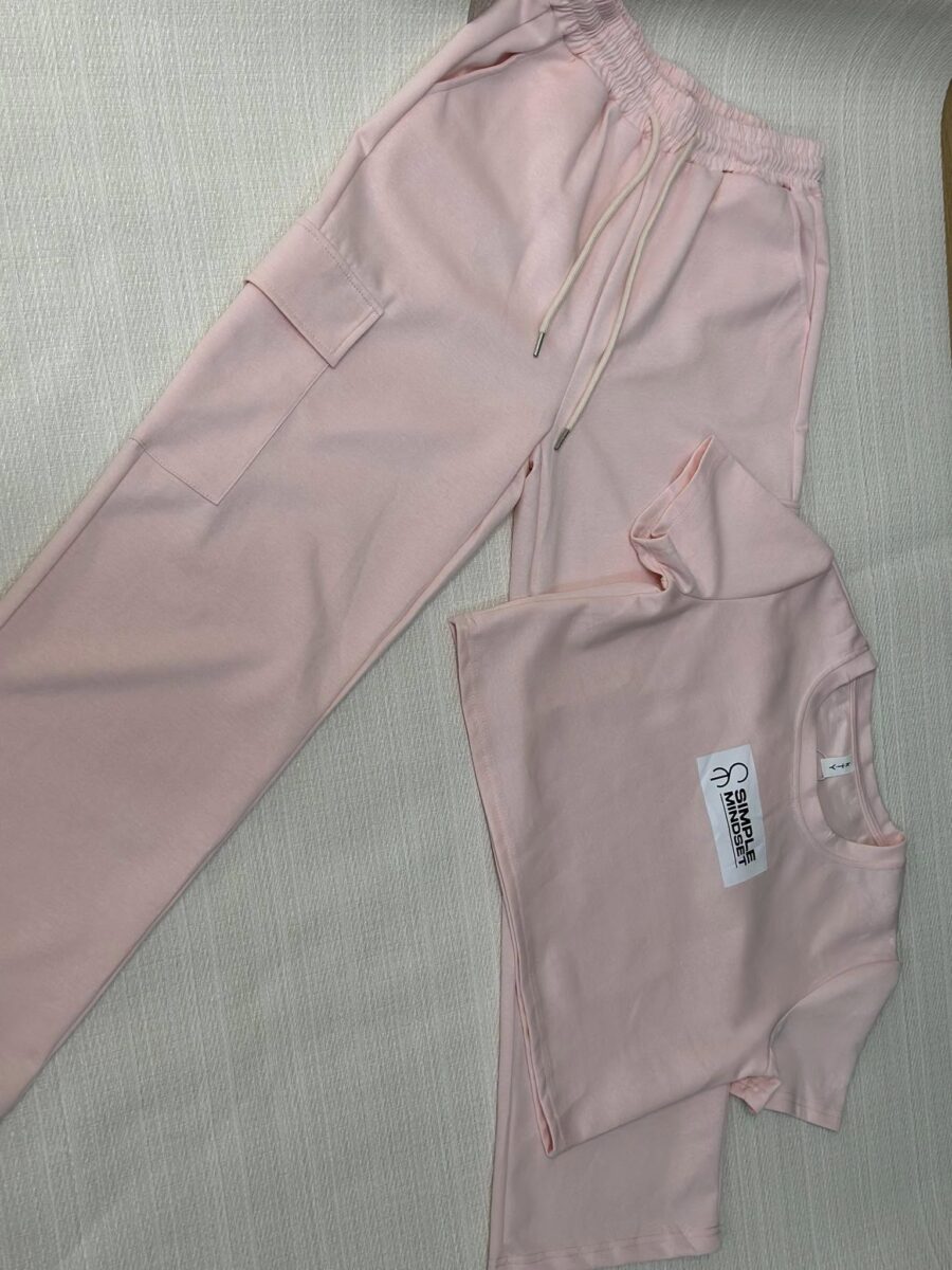 SIMPLE MINDSET CROPTOP+CARGO COORDS