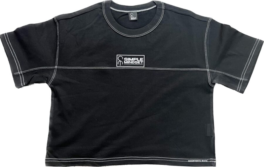 SIMPLE MINDSET CROPPED TOP