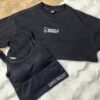 SIMPLE MINDSET 2 IN 1 CROPPED TOP