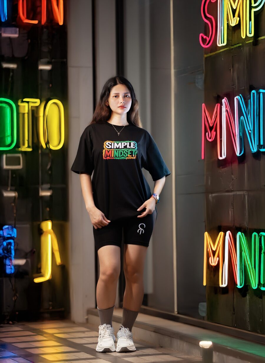 SIMPLE MINDSET SLOGAN SHIRT