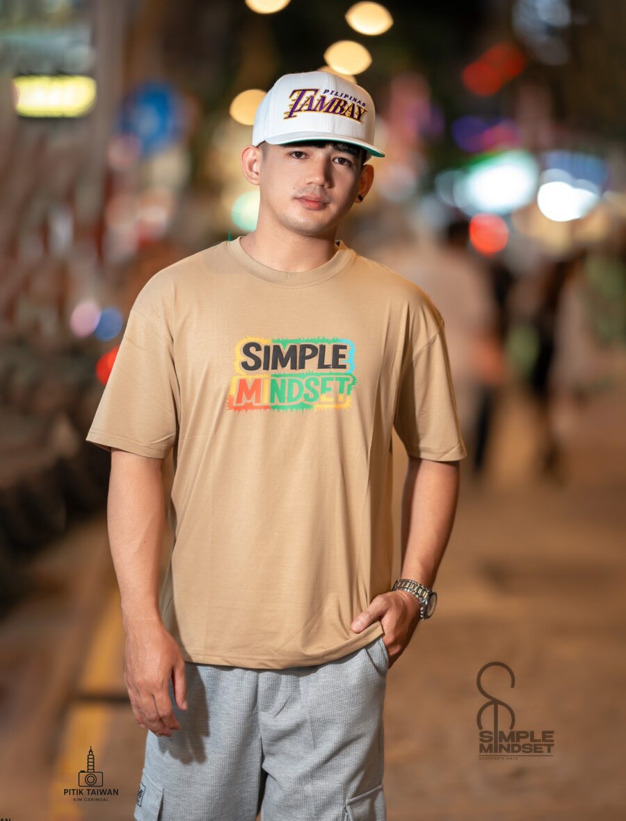 SIMPLE MINDSET SLOGAN SHIRT