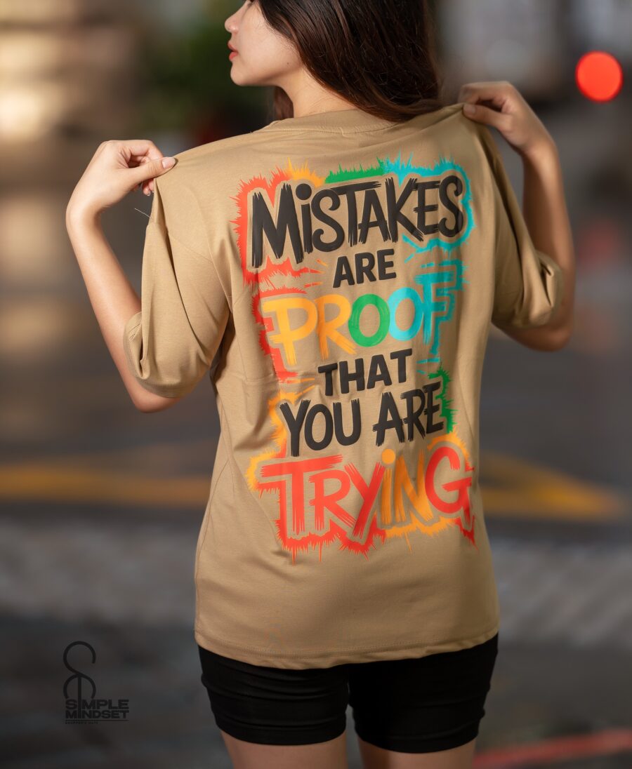 SIMPLE MINDSET SLOGAN SHIRT