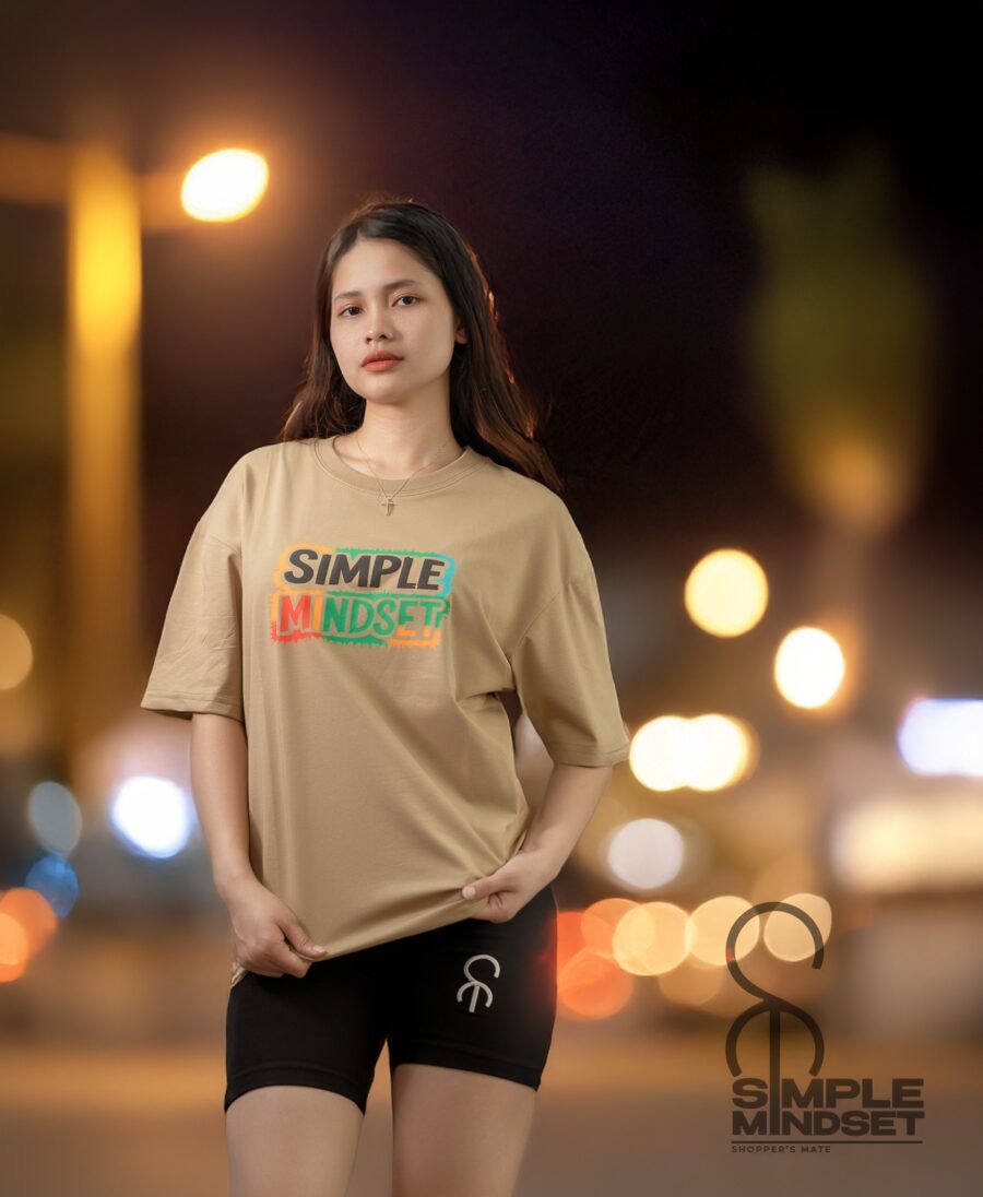 SIMPLE MINDSET SLOGAN SHIRT