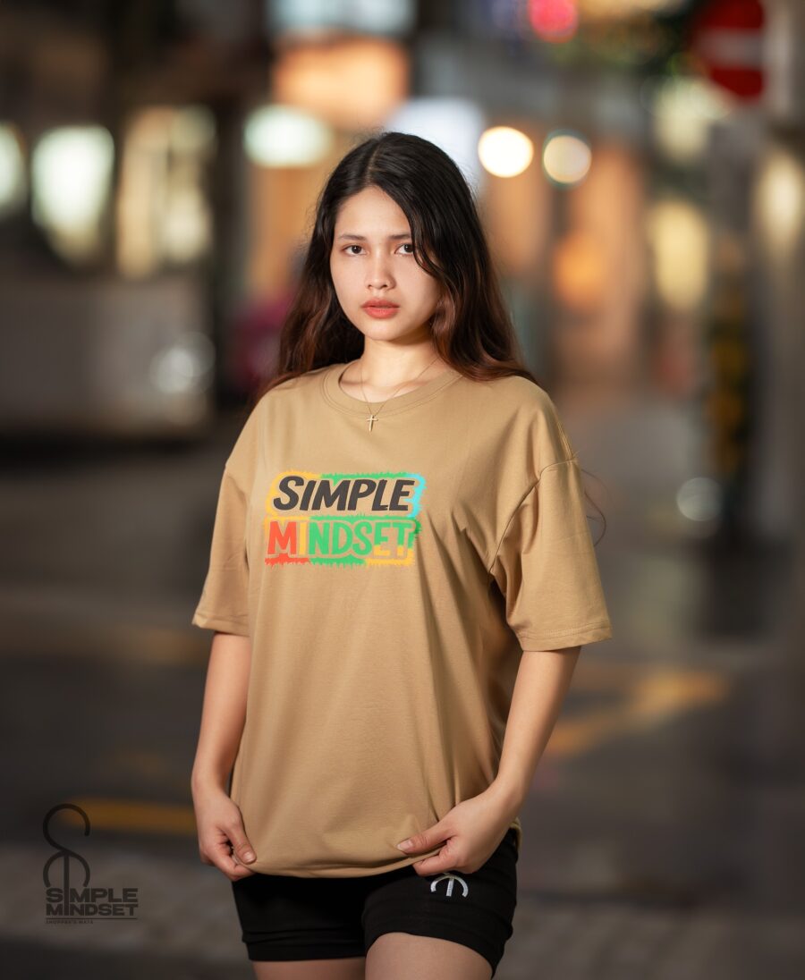 SIMPLE MINDSET SLOGAN SHIRT