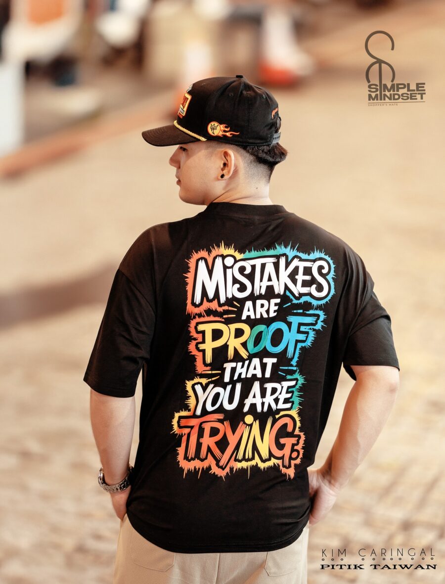 SIMPLE MINDSET SLOGAN SHIRT