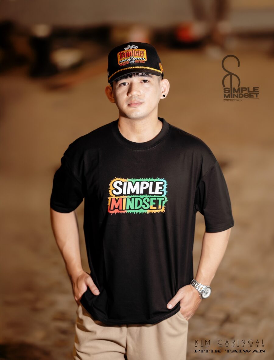 SIMPLE MINDSET SLOGAN SHIRT