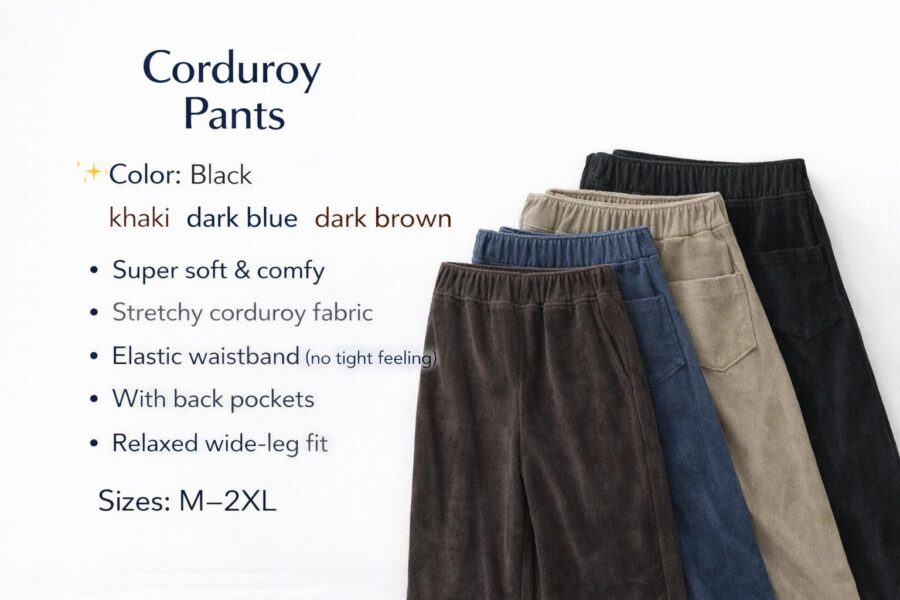 SIMPLE MINDSET CORDUROY