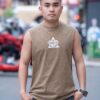 SM ACID WASH MUSCLE TUNK TEE