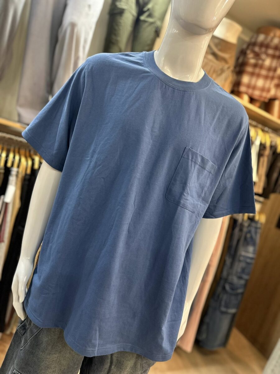 3-Pocket Design Plain Shirt